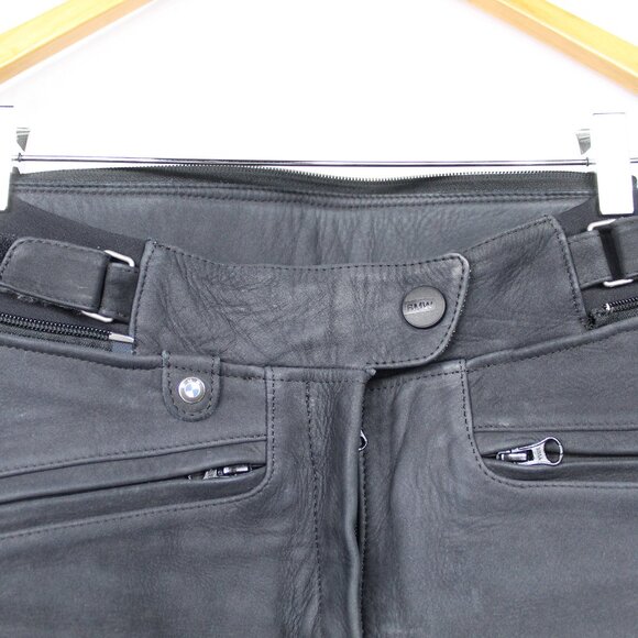 BMW MOTORRAD BMW Women’s Atlantis 4 Black Cow Leather Trousers Sz 38 As-is - Picture 8 of 12